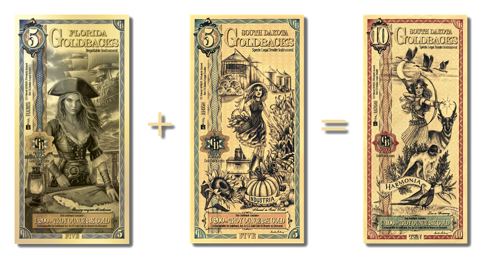 5_plus_5_equals_10 Dva 5goldbacky se dají vyměnit za jeden 10goldback